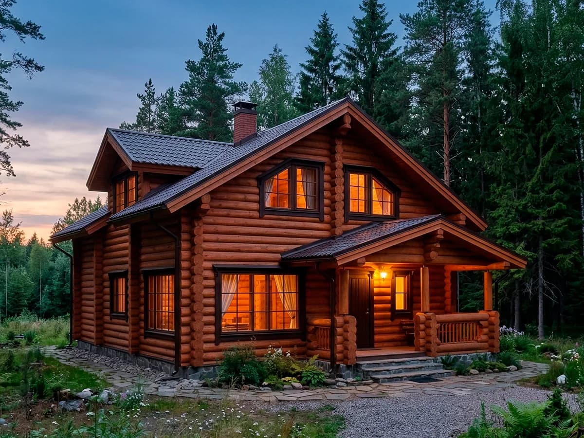 Дома из бруса — наши работы 1