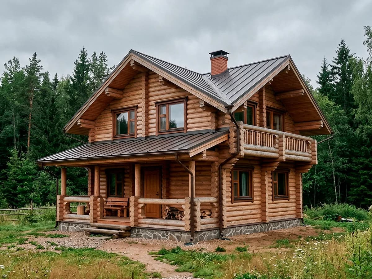 Дома из бруса — наши работы 3