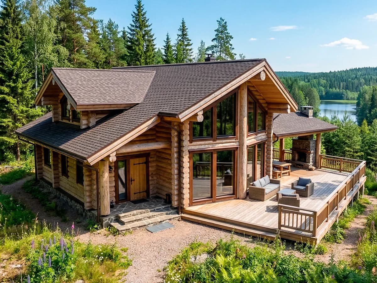 Дома из бруса — наши работы 4