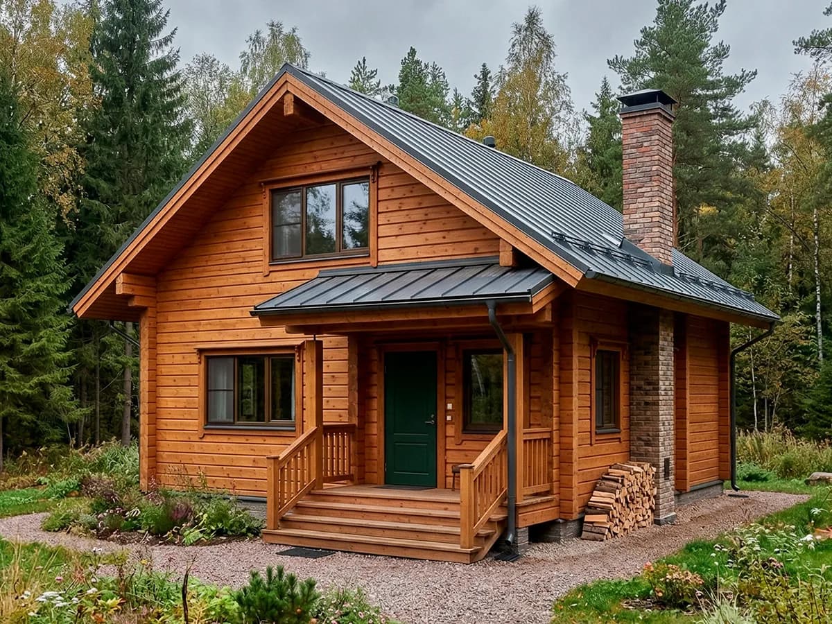 Дома из бруса — наши работы 8