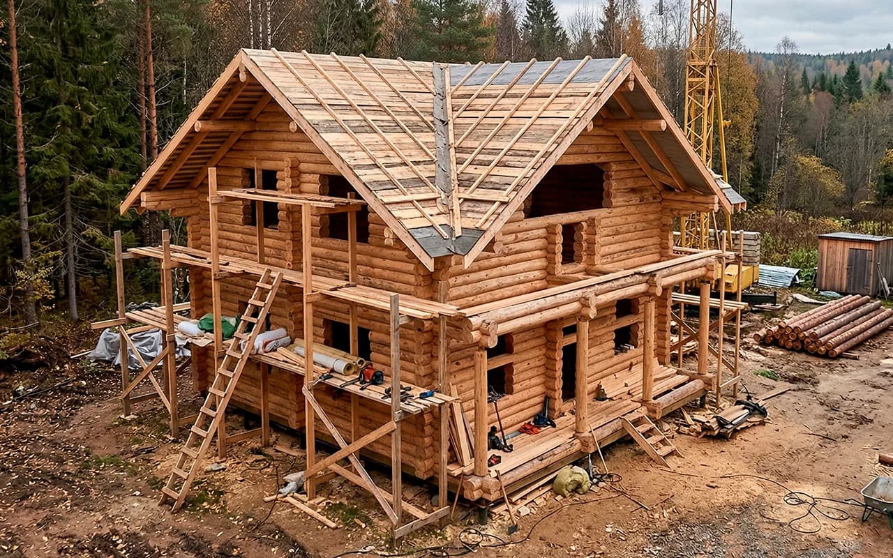 Дома из бруса