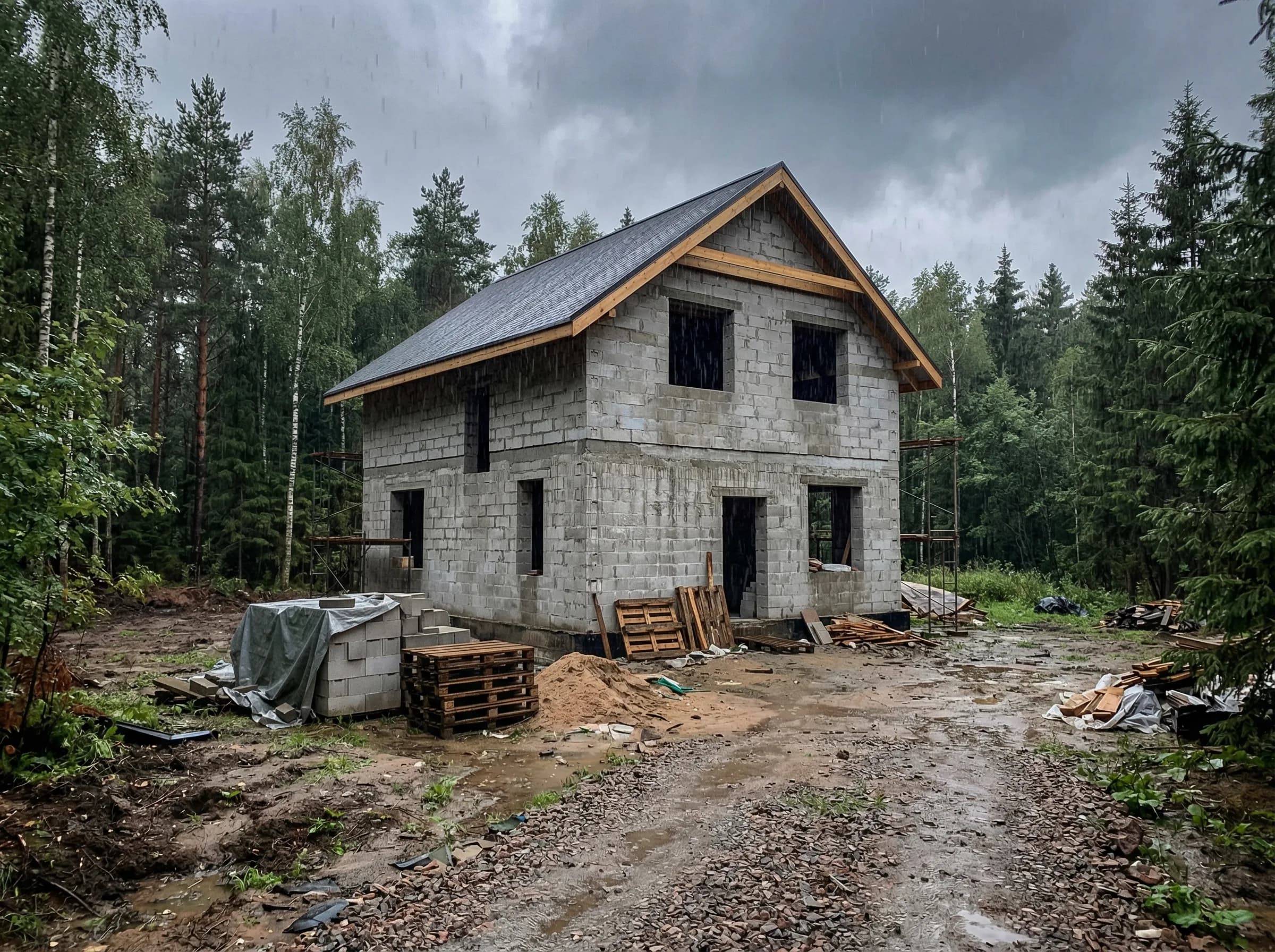 Газобетон — оптимальный выбор для капитального дома