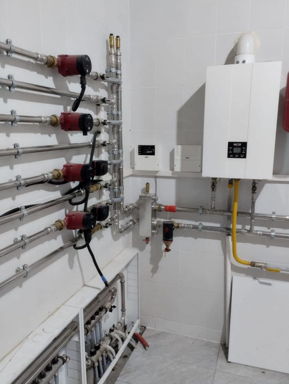 Монтаж газовых котлов под ключ 5