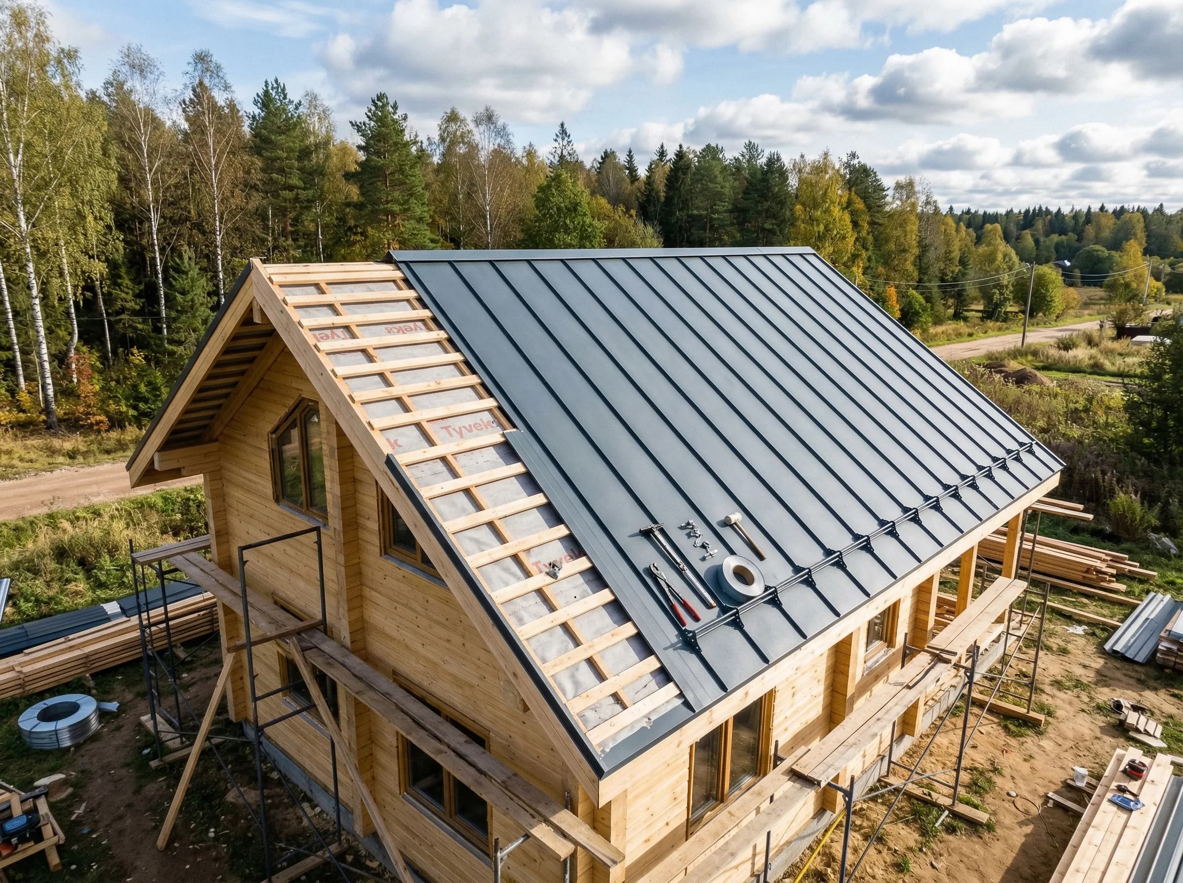 Примеры кровельных работ 3