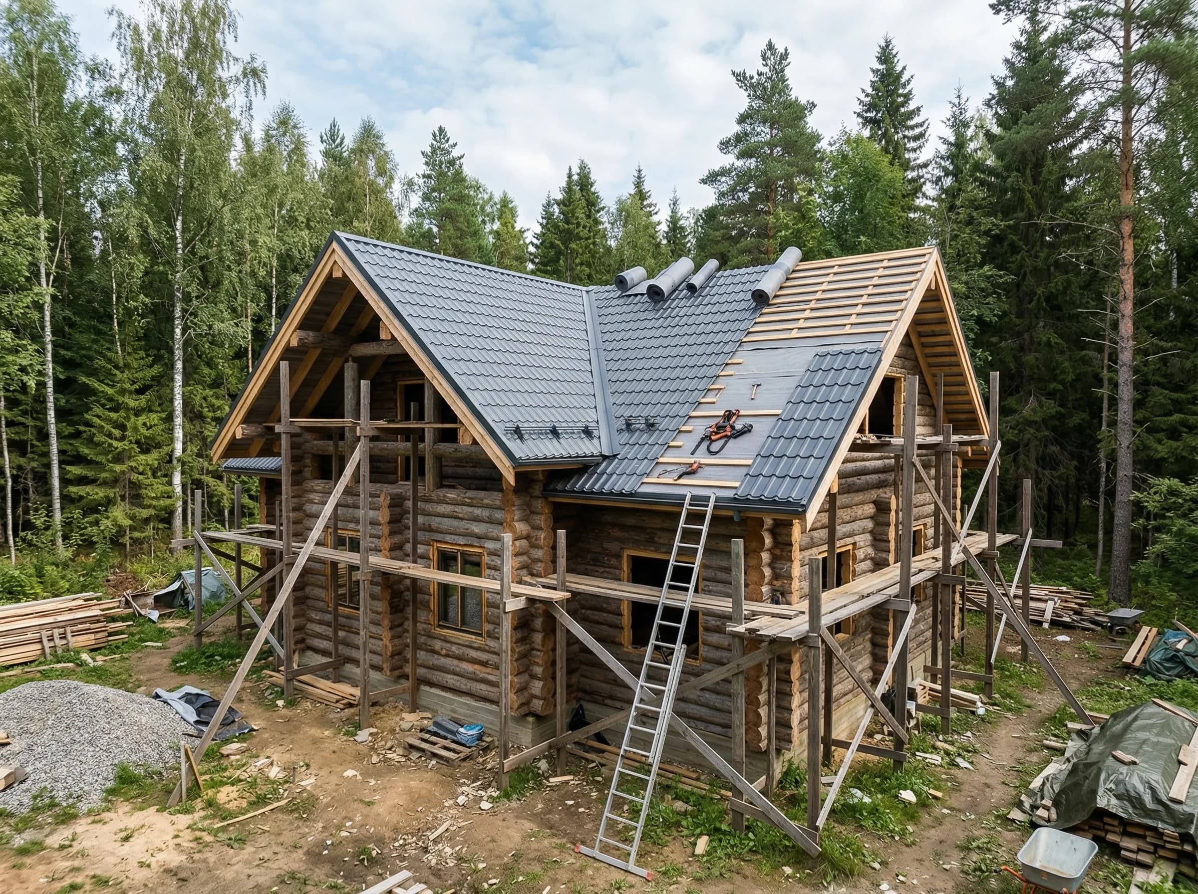 Примеры кровельных работ 4