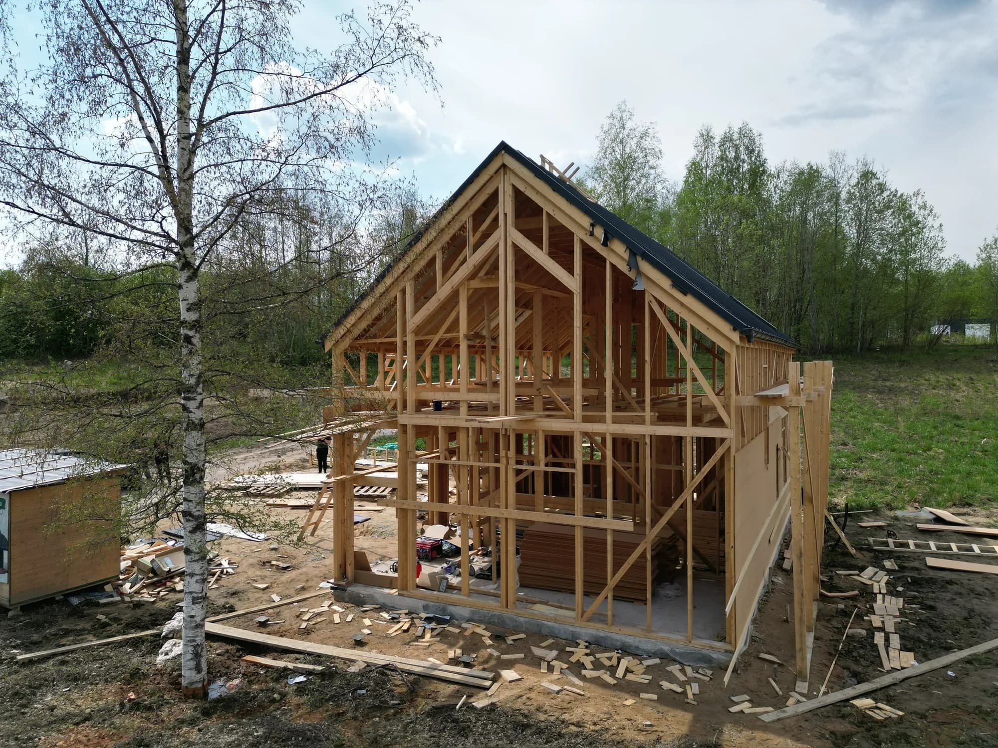 Каркасный дом в Токсово 2