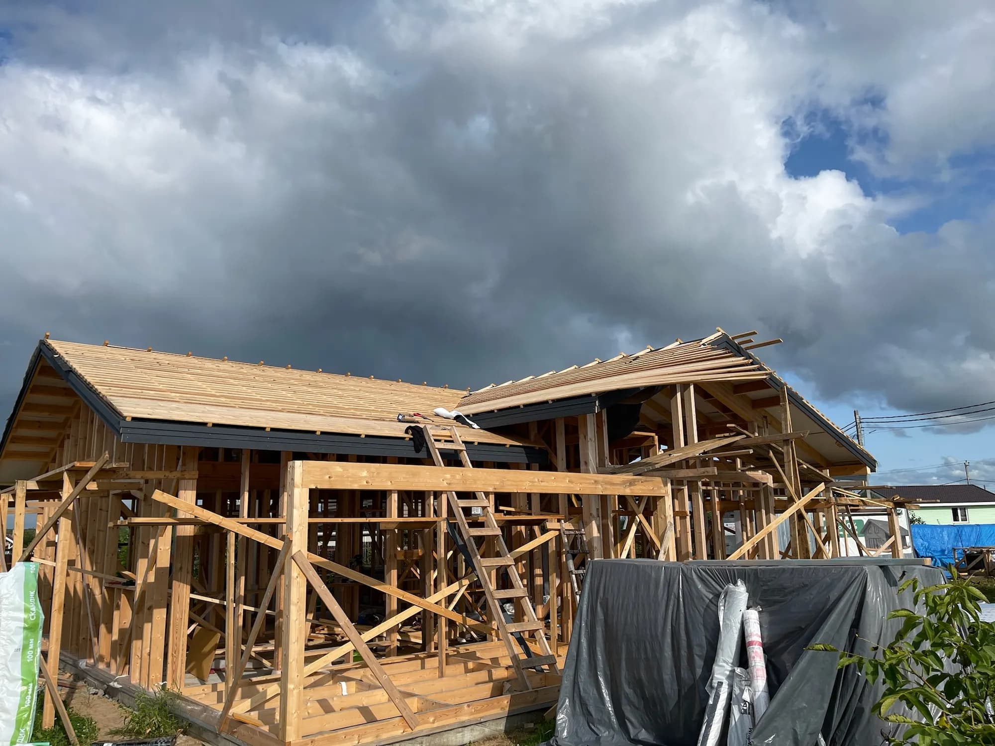 Строительство дома в к.п. "Иннола Парк" 5