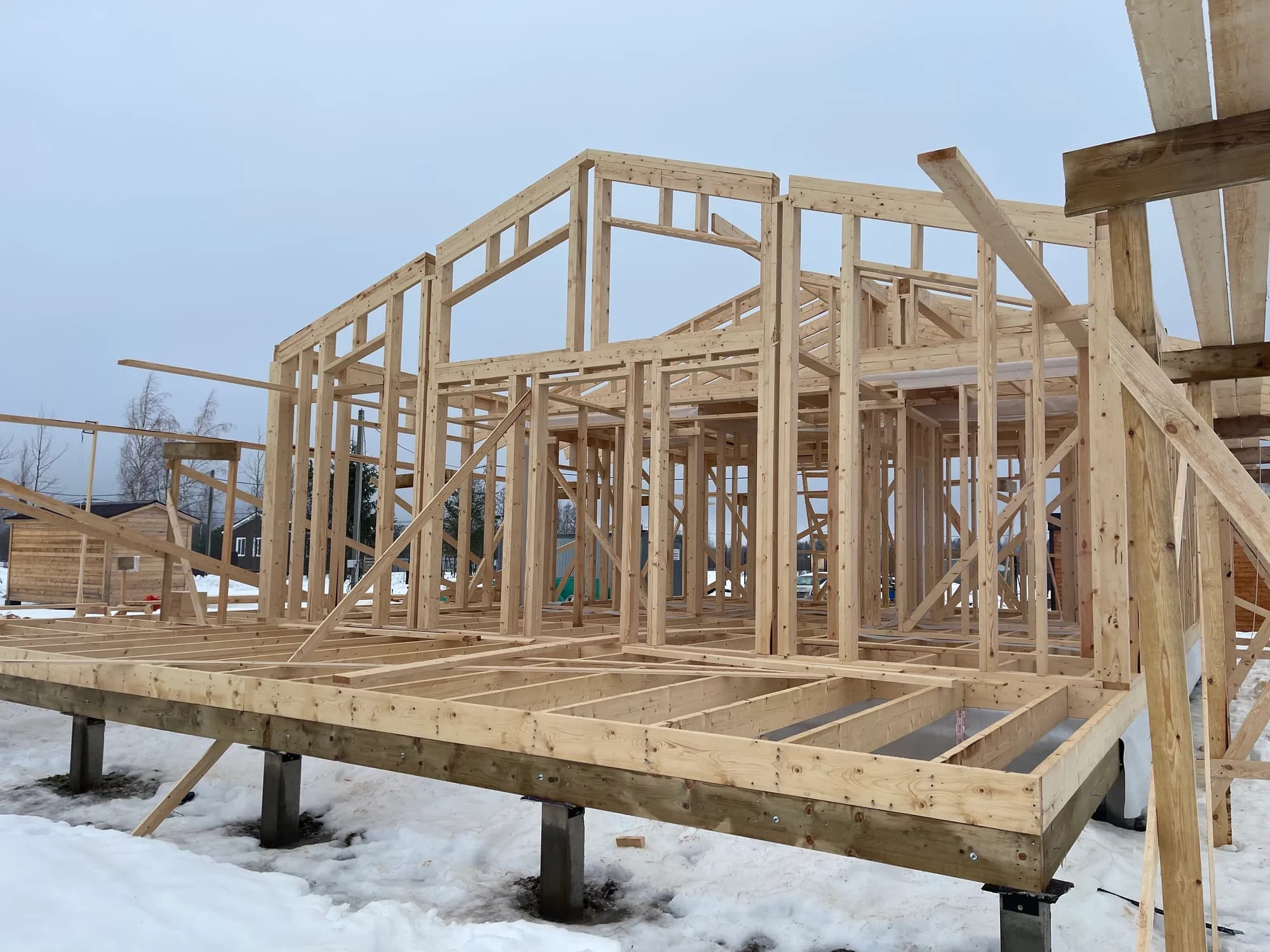 Одноэтажный каркасный дом в п. "Голубые Озёра" 4