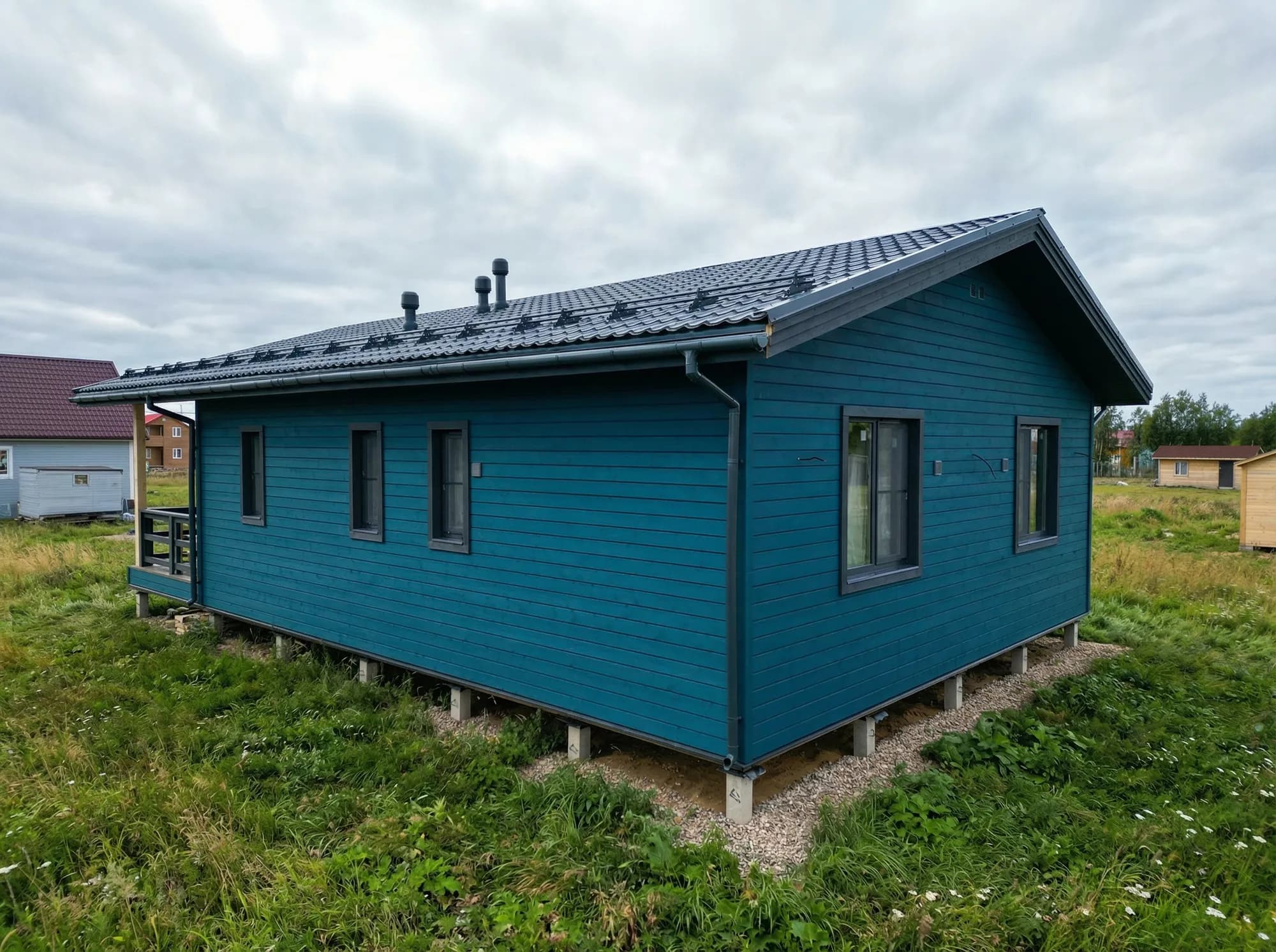 Одноэтажный каркасный дом в п. "Голубые Озёра" 9